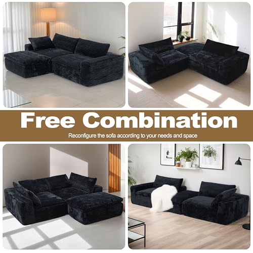 Cozy Cloud Modular Boneless Sofa
