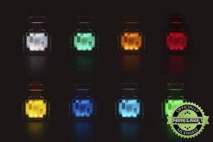 Minecraft LED Potion Lamp