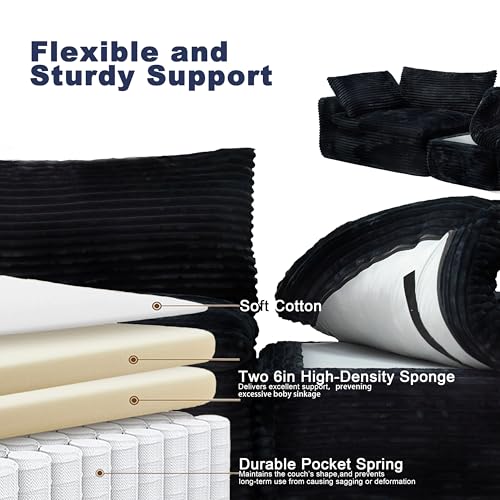 Cozy Cloud Modular Boneless Sofa